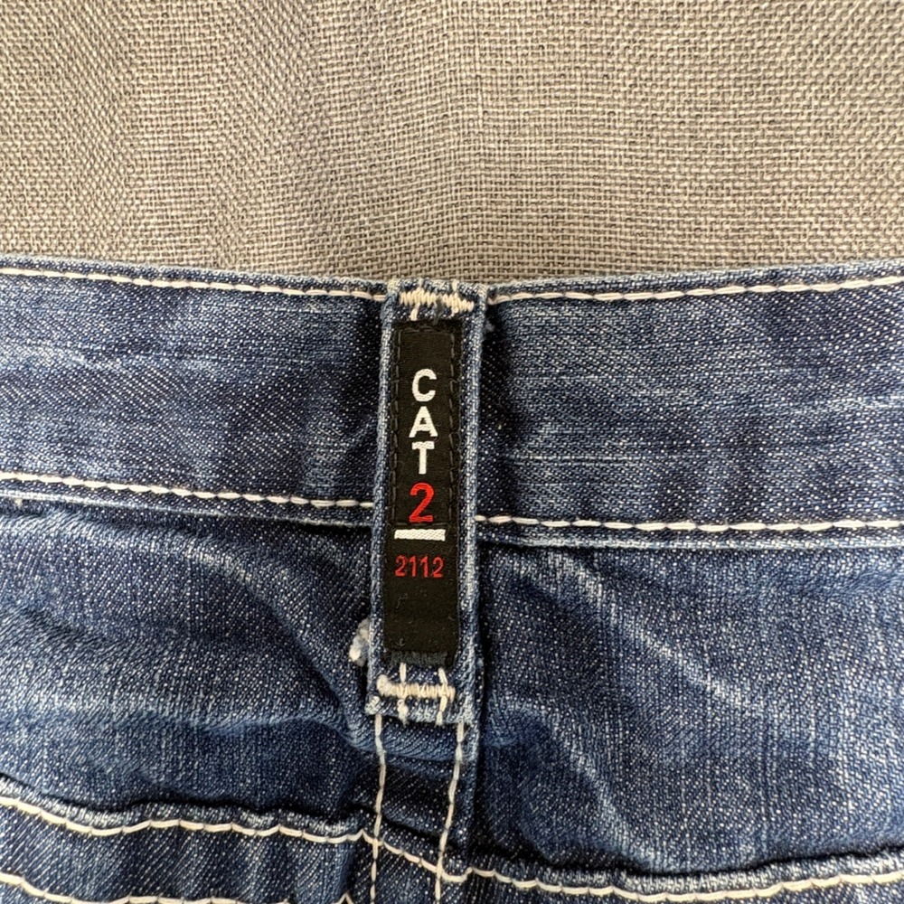 Ariat FR M4 Low Rise Boot Cut Jeans Mens 48x32 Flame Resistant Denim Blue - Picture 16 of 16